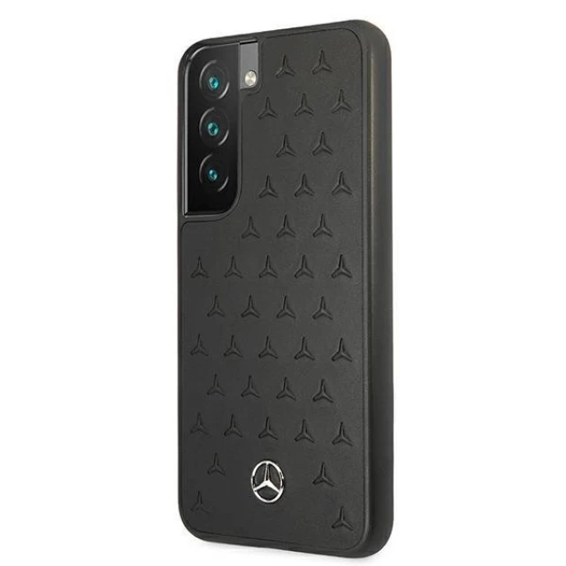 Чохол Mercedes для Samsung Galaxy S22 S901 Leather Stars Pattern Black (MEHCS22SPSQBK)