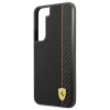 Чехол Ferrari для Samsung Galaxy S22 S901 On Track Carbon Stripe Black (FESAXHCS22SBK)