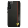 Чохол Ferrari для Samsung Galaxy S22 Plus S906 On Track Carbon Stripe Black (FESAXHCS22MBK)