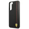 Чохол Ferrari для Samsung Galaxy S22 Plus S906 On Track Carbon Stripe Black (FESAXHCS22MBK)