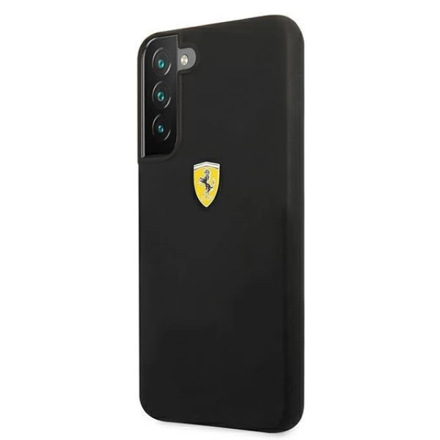 Чехол Ferrari для Samsung Galaxy S22 Plus S906 On Track Silicone Black (FESSIHCS22MBK)