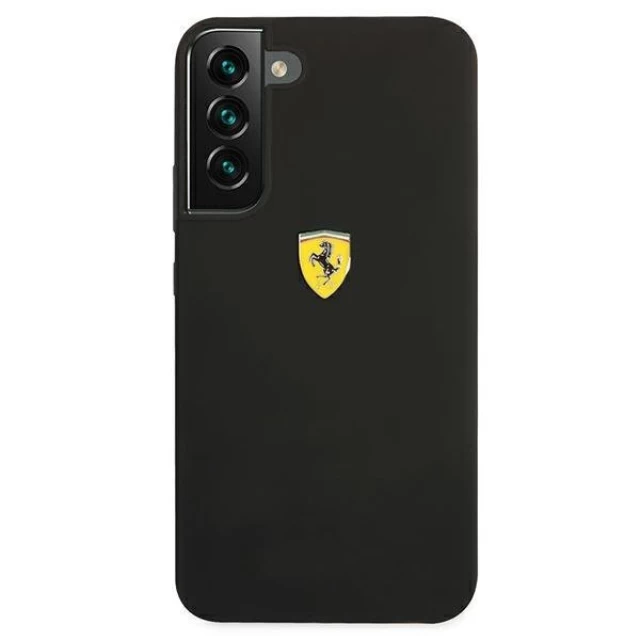 Чехол Ferrari для Samsung Galaxy S22 Plus S906 On Track Silicone Black (FESSIHCS22MBK)