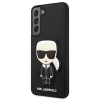 Чохол Karl Lagerfeld Saffiano Iconic Karl's Patch для Samsung Galaxy S22 Black (KLHCS22SOKPK)