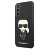 Чехол Karl Lagerfeld Saffiano Iconic Karl's Patch для Samsung Galaxy S22 Plus Black (KLHCS22MOKPK)