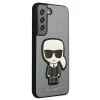 Чохол Karl Lagerfeld Saffiano Iconic Karl's Patch для Samsung Galaxy S22 Silver (KLHCS22SOKPG)