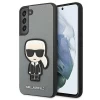 Чехол Karl Lagerfeld Saffiano Iconic Karl's Patch для Samsung Galaxy S22 Plus Silver (KLHCS22MOKPG)