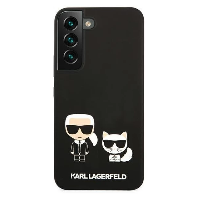 Чехол Karl Lagerfeld Karl and Choupette для Samsung Galaxy S22 Plus Black (KLHCS22MSSKCK)