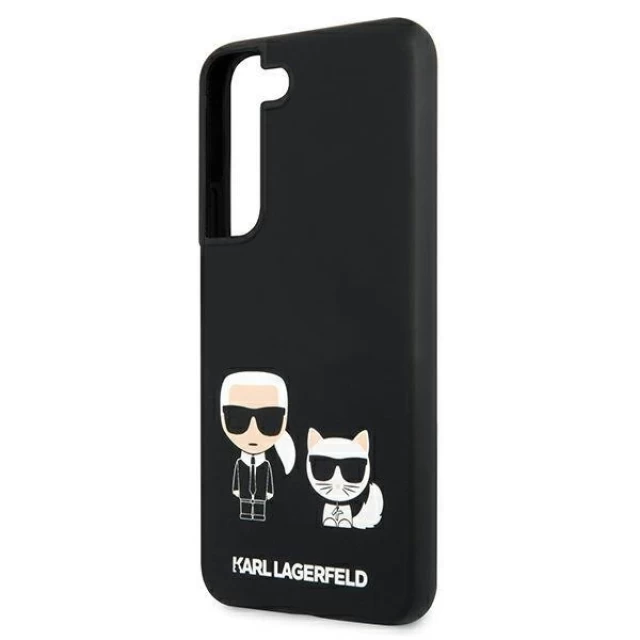 Чехол Karl Lagerfeld Karl and Choupette для Samsung Galaxy S22 Plus Black (KLHCS22MSSKCK)