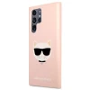 Чехол Karl Lagerfeld Silicone Choupette Head для Samsung Galaxy 22 Ultra S908 Pink (KLHCS22LSLCHPI)