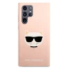 Чохол Karl Lagerfeld Silicone Choupette Head для Samsung Galaxy 22 Ultra S908 Pink (KLHCS22LSLCHPI)
