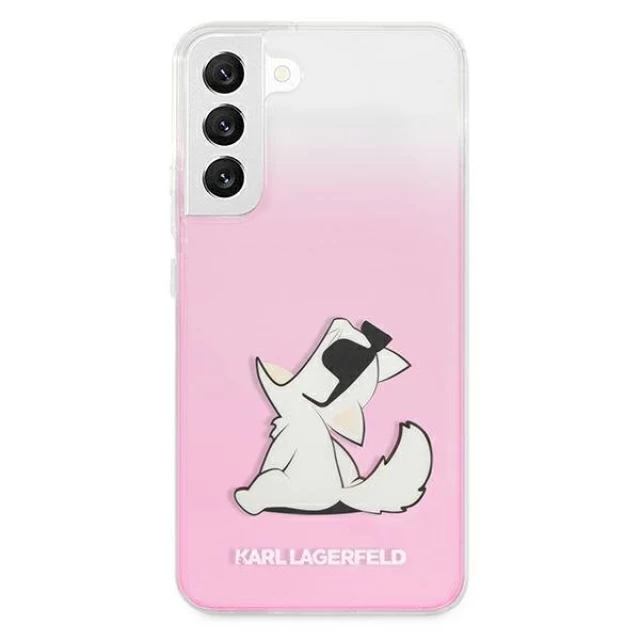 Чохол Karl Lagerfeld Choupette Eat для Samsung Galaxy S22 Pink (KLHCS22SCFNRCPI)