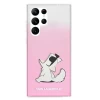 Чохол Karl Lagerfeld Choupette Eat для Samsung Galaxy S22 Ultra Pink (KLHCS22LCFNRCPI)