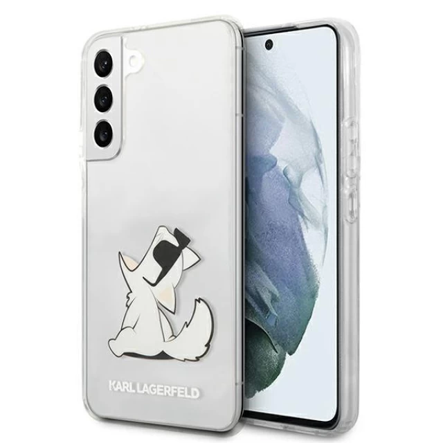 Чехол Karl Lagerfeld Choupette Eat для Samsung Galaxy S22 Transparent (KLHCS22SCFNRC)