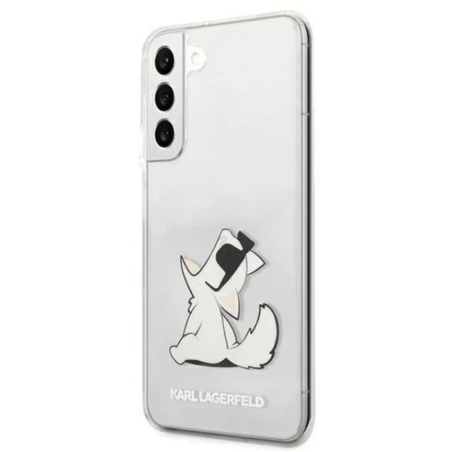 Чехол Karl Lagerfeld Choupette Eat для Samsung Galaxy S22 Transparent (KLHCS22SCFNRC)