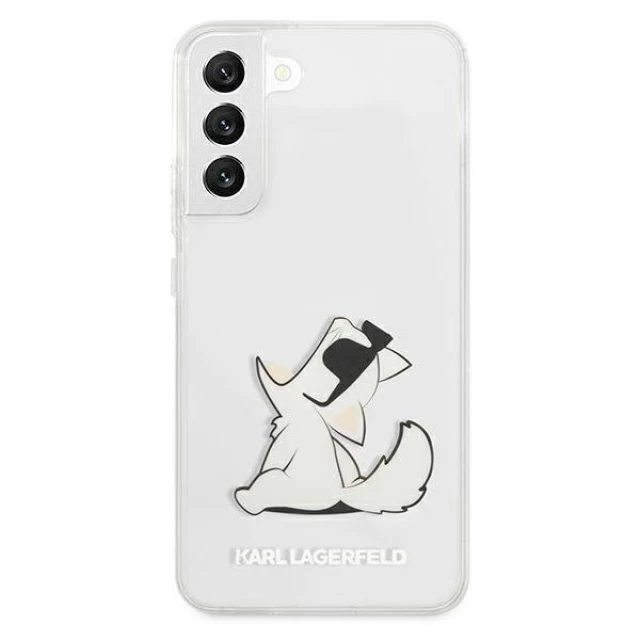 Чехол Karl Lagerfeld Choupette Eat для Samsung Galaxy S22 Transparent (KLHCS22SCFNRC)