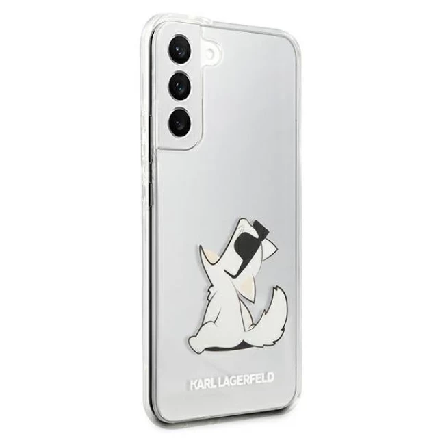 Чохол Karl Lagerfeld Choupette Eat для Samsung Galaxy S22 Transparent (KLHCS22SCFNRC)