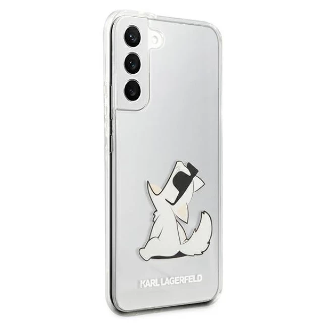 Чохол Karl Lagerfeld Choupette Eat для Samsung Galaxy S22 Plus Transparent (KLHCS22MCFNRC)