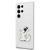 Чехол Karl Lagerfeld Choupette Eat для Samsung Galaxy S22 Ultra Transparent (KLHCS22LCFNRC)