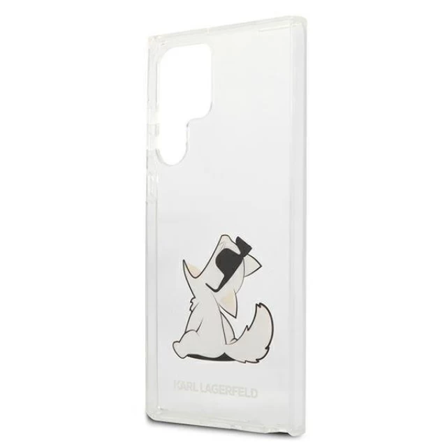 Чохол Karl Lagerfeld Choupette Eat для Samsung Galaxy S22 Ultra Transparent (KLHCS22LCFNRC)