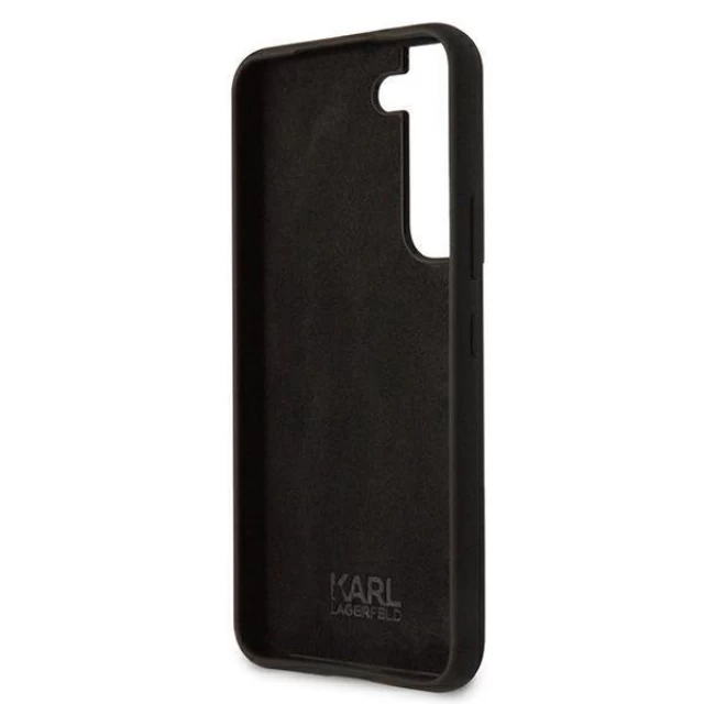 Чехол Karl Lagerfeld Karl's Head для Samsung Galaxy S22 Black (KLHCS22SSLKHBK)