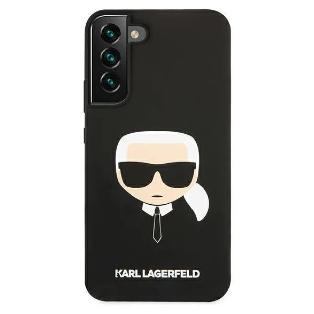 Чехол Karl Lagerfeld Karl's Head для Samsung Galaxy S22 Plus Black (KLHCS22MSLKHBK)