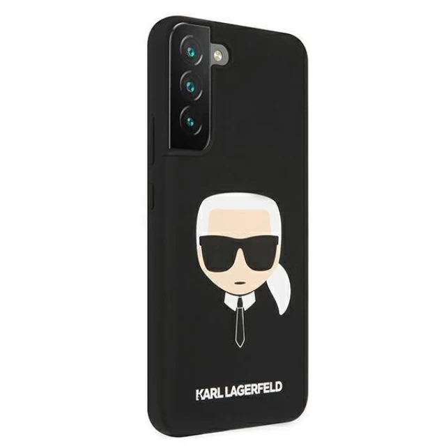 Чехол Karl Lagerfeld Karl's Head для Samsung Galaxy S22 Plus Black (KLHCS22MSLKHBK)