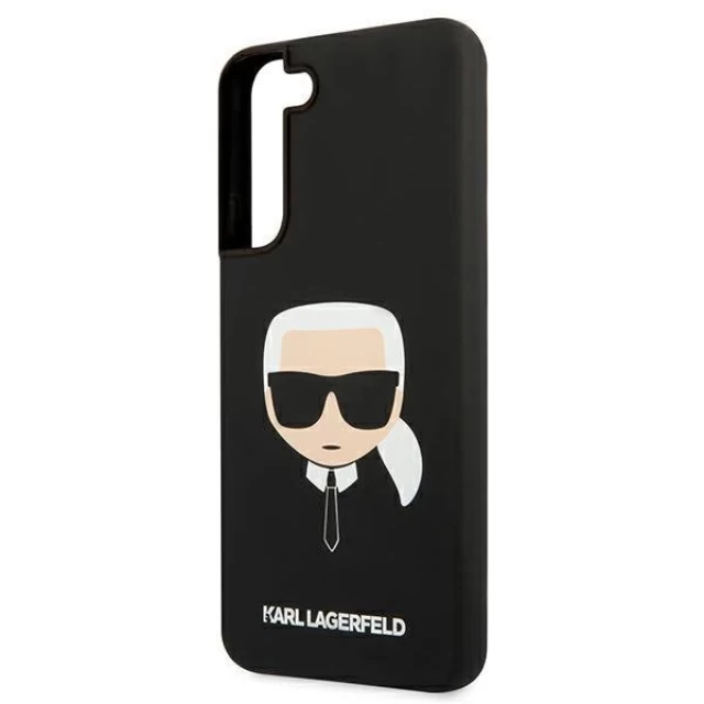 Чехол Karl Lagerfeld Karl's Head для Samsung Galaxy S22 Plus Black (KLHCS22MSLKHBK)