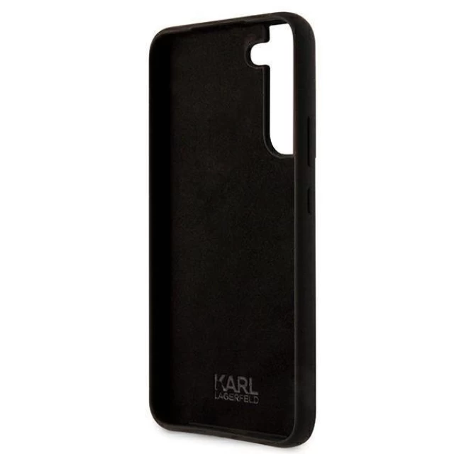 Чехол Karl Lagerfeld Karl's Head для Samsung Galaxy S22 Plus Black (KLHCS22MSLKHBK)