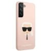 Чохол Karl Lagerfeld Karl's Head для Samsung Galaxy S22 Pink (KLHCS22SSLKHPI)