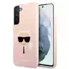 Чехол Karl Lagerfeld Karl's Head для Samsung Galaxy S22 Plus Pink (KLHCS22MSLKHPI)
