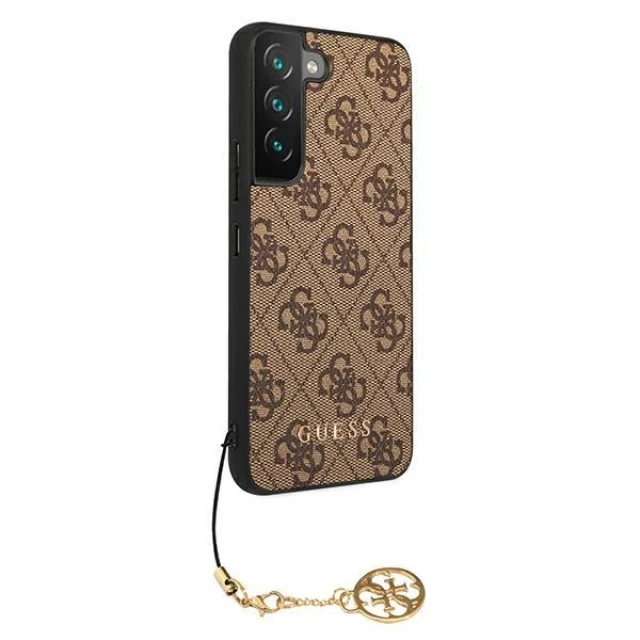 Чохол Guess Charms Collection для Samsung Galaxy S22 Brown (GUHCS22SGF4GBR)