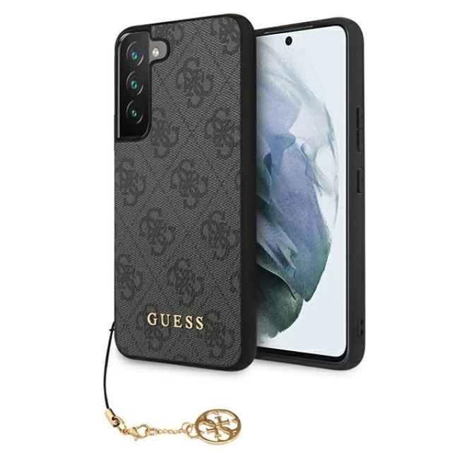 Чехол Guess Charms Collection для Samsung Galaxy S22 Grey (GUHCS22SGF4GGR)