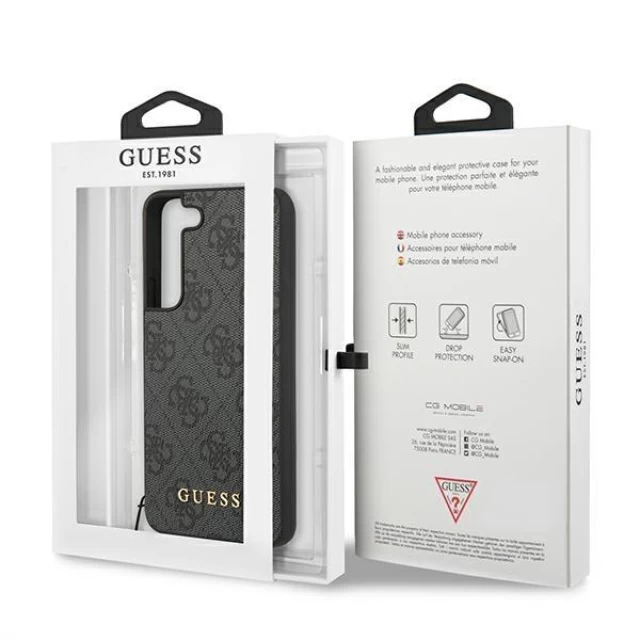 Чохол Guess Charms Collection для Samsung Galaxy S22 Grey (GUHCS22SGF4GGR)