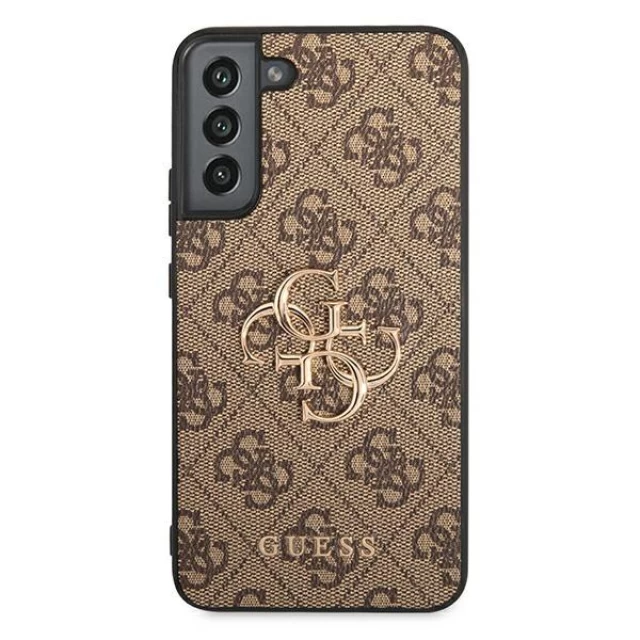 Чохол Guess 4G Big Metal Logo для Samsung Galaxy S22 Plus Brown (GUHCS22M4GMGBR)