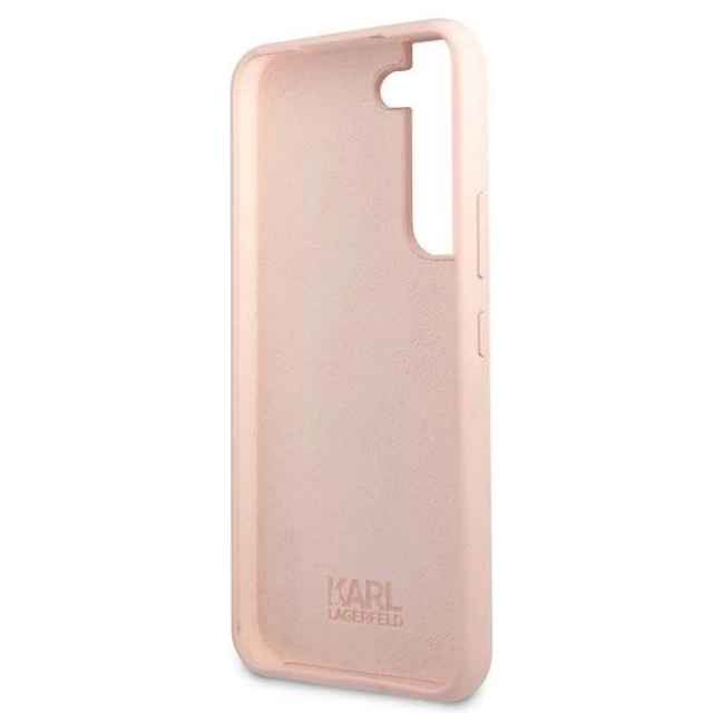 Чохол Karl Lagerfeld Iconic Karl and Choupette для Samsung Galaxy S22 Pink (KLHCS22SSSKCI)