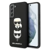 Чехол Karl Lagerfeld Saffiano Iconic Karl and Choupette Head для Samsung Galaxy S22 Black (KLHCS22SSAKICKCBK)