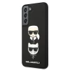 Чохол Karl Lagerfeld Saffiano Iconic Karl and Choupette Head для Samsung Galaxy S22 Black (KLHCS22SSAKICKCBK)