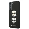 Чохол Karl Lagerfeld Saffiano Iconic Karl and Choupette Head для Samsung Galaxy S22 Plus Black (KLHCS22MSAKICKCBK)