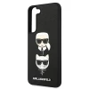 Чехол Karl Lagerfeld Saffiano Iconic Karl and Choupette Head для Samsung Galaxy S22 Plus Black (KLHCS22MSAKICKCBK)