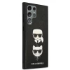 Чохол Karl Lagerfeld Saffiano Iconic Karl and Choupette Head для Samsung Galaxy S22 Ultra Black (KLHCS22LSAKICKCBK)