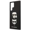 Чохол Karl Lagerfeld Saffiano Iconic Karl and Choupette Head для Samsung Galaxy S22 Ultra Black (KLHCS22LSAKICKCBK)