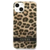 Чехол Guess Leopard для iPhone 13 Brown (GUHCP13MHSLEOW)