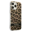 Чехол Guess Leopard для iPhone 13 Pro Max Brown (GUHCP13XHSLEOW)