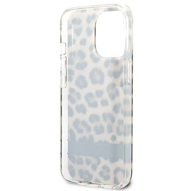 Чехол Guess Leopard для iPhone 13 Pro Max Brown (GUHCP13XHSLEOW)