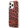 Чехол Guess Leopard для iPhone 13 Pro Red (GUHCP13LHSLEOR)