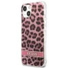 Чохол Guess Leopard для iPhone 13 mini Pink (GUHCP13SHSLEOP)