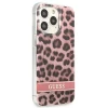 Чехол Guess Leopard для iPhone 13 Pro Pink (GUHCP13LHSLEOP)