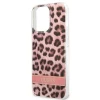 Чохол Guess Leopard для iPhone 13 Pro Pink (GUHCP13LHSLEOP)