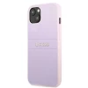 Чехол Guess Saffiano Hot Stamp & Metal Logo для iPhone 13 Purple (GUHCP13MPSASBPU)