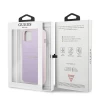 Чехол Guess Saffiano Hot Stamp & Metal Logo для iPhone 13 Purple (GUHCP13MPSASBPU)